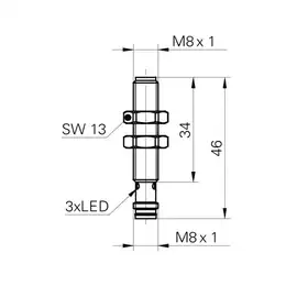 Индуктивный датчик Baumer IFRD 08N37A1/S35L