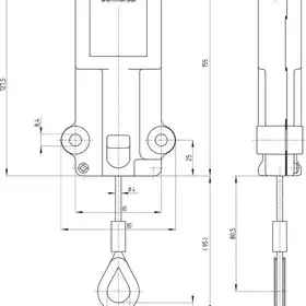 Тросовый переключатель Schmersal TQ 200-01