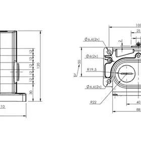 Блочный выключатель Balluff BNS 813-D06-R12-100-10-01