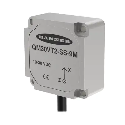 Датчик вибрации Banner QM30VT2-SS-9M