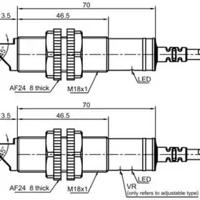 Оптический датчик LANBAO PR18GS-TM10A