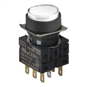 Кнопочный выключатель Autonics S16PR-E4W2C24