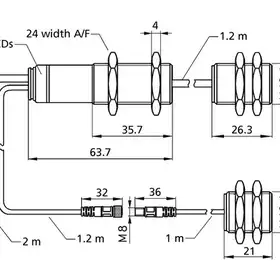 Датчик двойного листа Microsonic dbk+4/M18/3BEE/M18 E+S