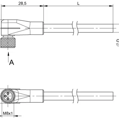Разъем с кабелем Balluff BCC M323-0000-10-036-PS0334-100