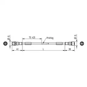 Соединительный кабель Wenglor ZC4V001