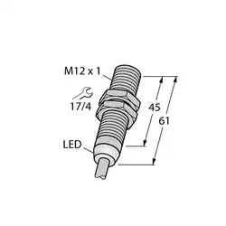 Индуктивный датчик TURCK BI2-M12-AP6X/S120