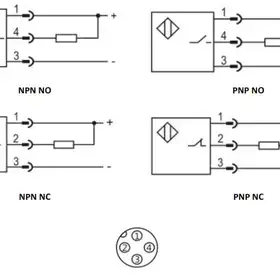 Индуктивный датчик LANBAO LR30XBN15DPCW1-E2