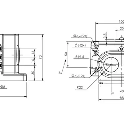 Блочный выключатель Balluff BNS 819-D03-E16-100-10