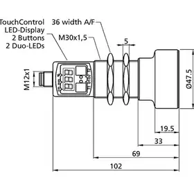 Ультразвуковой датчик Microsonic crm+340/D/TC/E