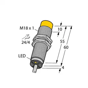 Индуктивный датчик TURCK NI10U-M18M-AD4X