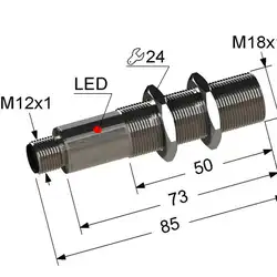 Индуктивный датчик Мега-К VB2-18M85-5B84-C27