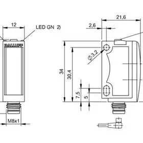 Оптический датчик Balluff BOS 6K-PU-PR10-S49