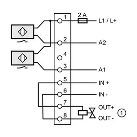 Датчик для вентильных приводов IFM Electronic IN0131