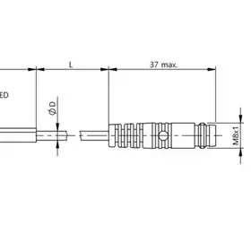 Магнитный датчик для цилиндра Balluff BMF 307K-R-AS-L-3-S49-00,2