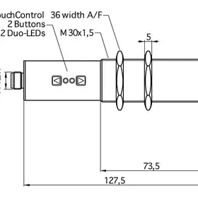 Ультразвуковой датчик Microsonic mic-25/D/HV/M30/ K6