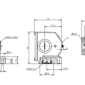 Блочный выключатель Balluff BNS 813-B05-R12-72-10-02