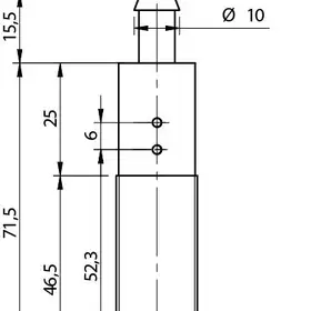 Емкостной датчик DATASENSING C18P/A0-1A
