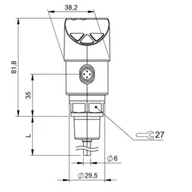 Датчик температуры Balluff BFT 6025-JC003-A00A0C-S4