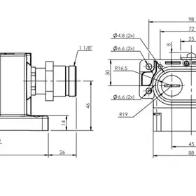 Блочный выключатель Balluff BNS 813-D03-D12-62-22-03-S90R