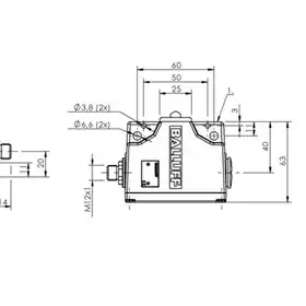 Блочный выключатель Balluff BNS 819-B03-E12-61-12-10-S80R