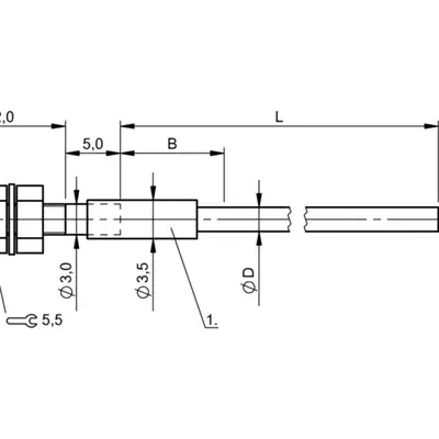 Оптоволоконный кабель Balluff BFO D22-LA-RB-EAK-10-02