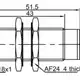Индуктивный датчик LANBAO LR18XBF08DPOY-5M