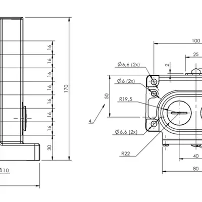 Блочный выключатель Balluff BNS 819-D08-D16-100-10-FD