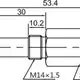 Индуктивный датчик LANBAO LR14XBF15DNCB