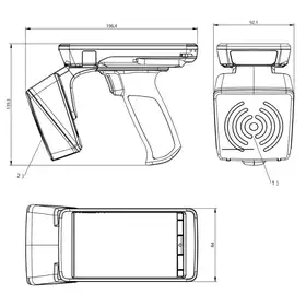 RFID портативный прибор чтения-записи Balluff BIS U-890-2-020-X-005-2