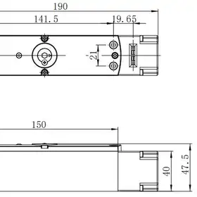 Дверной выключатель безопасности CYNDAR CDSD-T3PAM-20/20