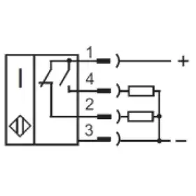 Индуктивный датчик ТЕКО ISB AC21S8-43P-4-LZS4
