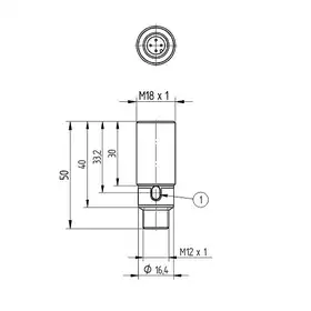 Индуктивный датчик Wenglor IW080BM50VB3