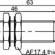 Индуктивный датчик LANBAO LR12XBF04DNOY-E2