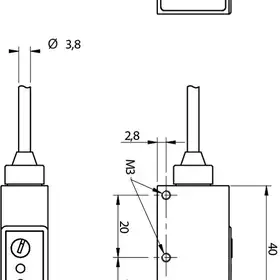 Оптический датчик DATASENSING QXP/C0-1A