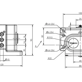 Блочный выключатель Balluff BNS 819-D03-L16-100-10-FD