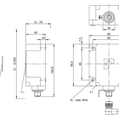 RFID головка чтения/записи Balluff BIS M-401-072-001-07-S4