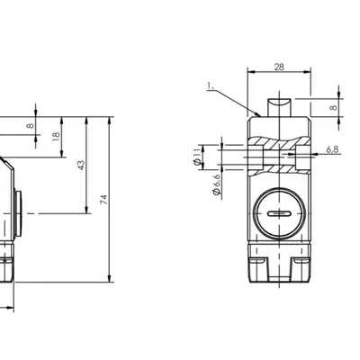 Одиночный выключатель Balluff BNS 813-FD-60-186