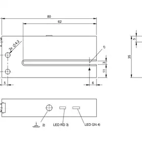 Щелевой датчик Balluff BGL 3D-002-S75