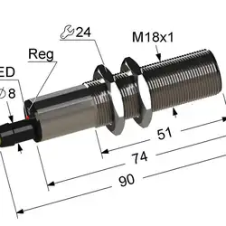 Емкостный датчик Мега-К PS1-18M90-5B11-Z