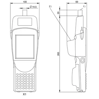 RFID портативный прибор чтения-записи Balluff BIS M-873-1-008-X-005