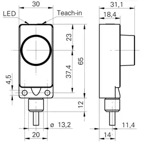 Ультразвуковой датчик расстояния Baumer UNDK 30U6104