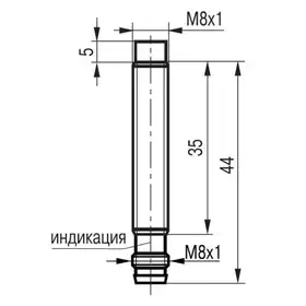 Индуктивный датчик ТЕКО ISN FC14B-31P-4-LS402