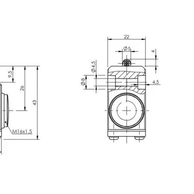Одиночный выключатель Balluff BNS 813-100-R-38
