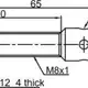 Индуктивный датчик LANBAO LR08BF15DNO-E2