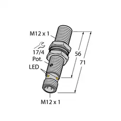 Емкостной датчик TURCK BC3-M12-AN6X-H1141