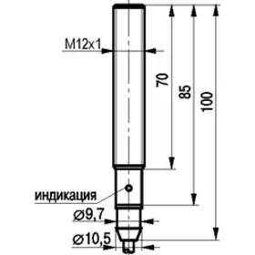 Индуктивный датчик ТЕКО ISB AF24A-01G-2-L