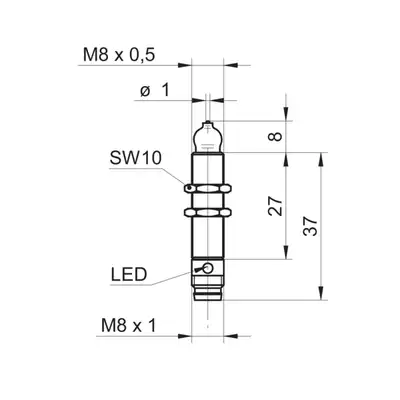 Прецизионный механический переключатель Baumer MY-COM M75P/S35L