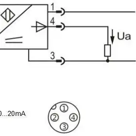 Индуктивный датчик расстояния LANBAO LE40XZSN15LUM-E2