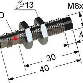 Индуктивный датчик Мега-К PS2-08M40-4N21-C3