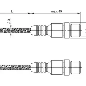 Магнитный датчик для цилиндра Balluff BMF 235K-PS-C-2A-SA93-S4-00,3